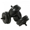 Soozier 2 x 22lbs Adjustable Dumbbell Set Pair Dumb Bell Weight Fitness