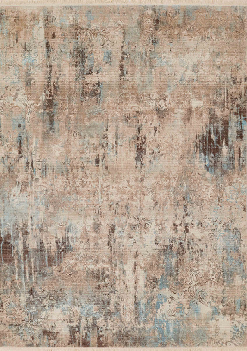 Malia Traditional 9'0\" x 12'0\" Area Rug in Blue Indoor Area Rug