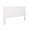 King Flat Panel Headboard - White