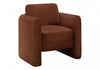 Monarch Specialties - Accent Chair, 32"H, Upholstered, Living Room, Bedroom, Terracotta Fabric, Contemporary | Monarch Specialties - Chaise D'Appoint, 32"H, Rembourre, Salon, Chambre A Coucher, Tissu Terracotta