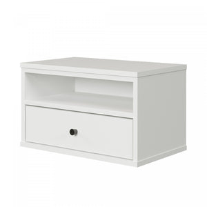 Sazena Led Floating Nightstand - Pure White 