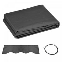 Outsunny 10' X 8' Retractable Awning Fabric Replacement Outdoor Sunshade Canopy Awning Cover, Uv Pro