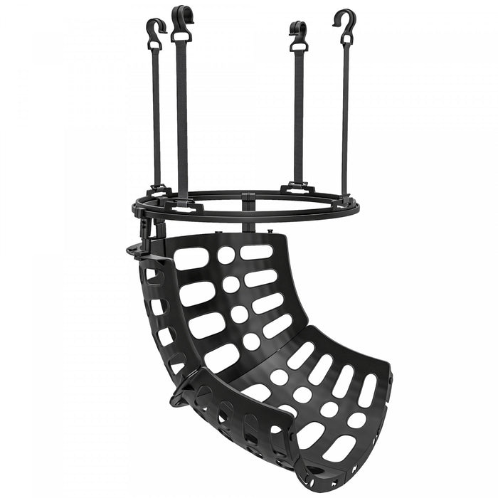 Soozier Basketball Rebounder With 360° Rotatable Return Chute, Black