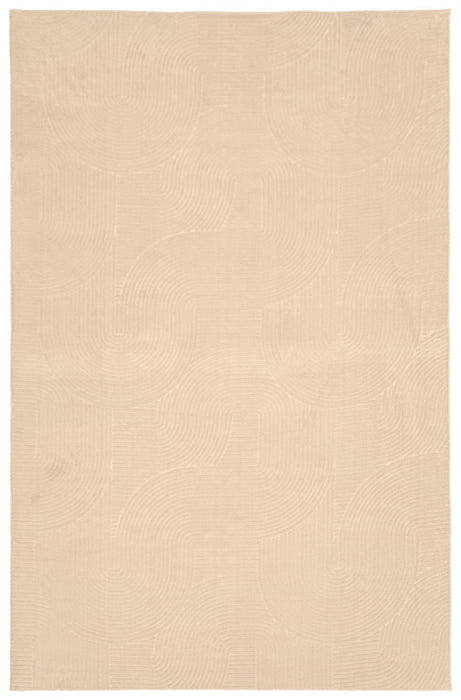 Elion Contemporary Beige Washable Rug 9'0\" x 12'0\" Indoor Area Rug