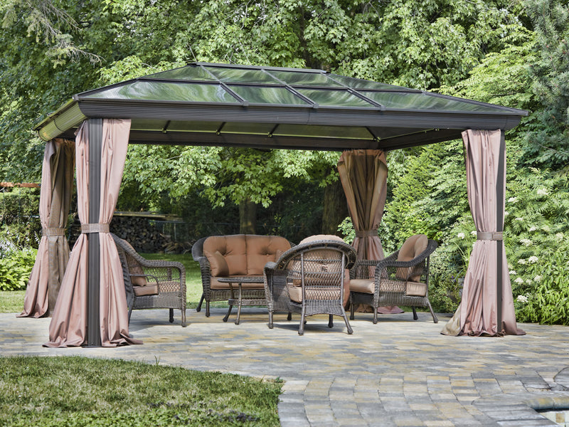 Gazebo Penguin Venus - Gazebo 12x14 Polycarbonate Roof