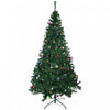 Homcom 7ft Artificial Christmas Tree With Decoration Ornament