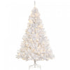 Homcom 6ft Prelit Artificial Christmas Tree With 250 Warm White Led Lights And 1000 Tips