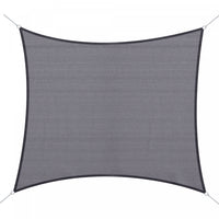 Outsunny 10ft X10ft Square Canopy Sun Sail Shade Garden Cover Uv Protector Outdoor Patio Lawn Shelte