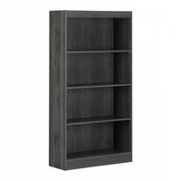 Axess 4-Shelf Bookcase - Grey Oak