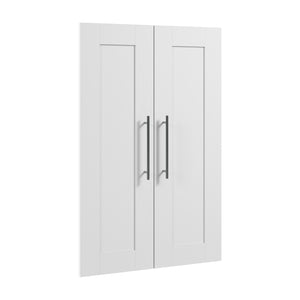 Bestar Pur 2-Door Set for 25 W Closet Organizer - White