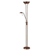 Dainolite Mother & Son Floor Lamp Oil Brushed Bronze Finish