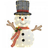Outsunny Light Up Snowman Christmas Decoration with 56 LED Lights White