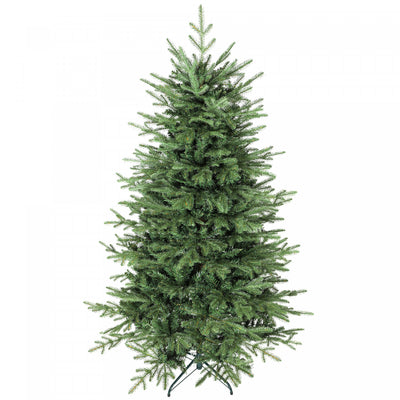 HOMCOM 6 ft Christmas Tree, Full Realistic Ponderosa Fir, Easy Assembly