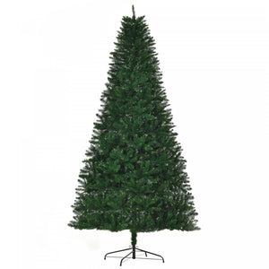 Homcom 8ft Artificial Christmas Tree With 1499 Branch Tips