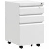 Vinsetto 3-drawer Vertical Filing Cabinet For Letter A4 Legal Size