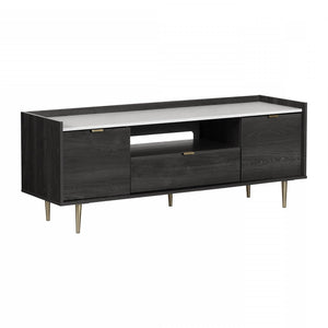 Hype 61” TV Stand - Grey Oak