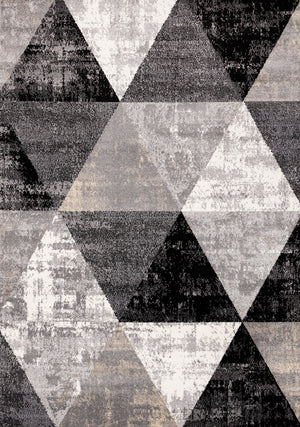 Covington Distressed Triangles Area Rug - 2'0