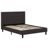 Linden Upholstered Platform Bed with Tufted Headboard - Queen