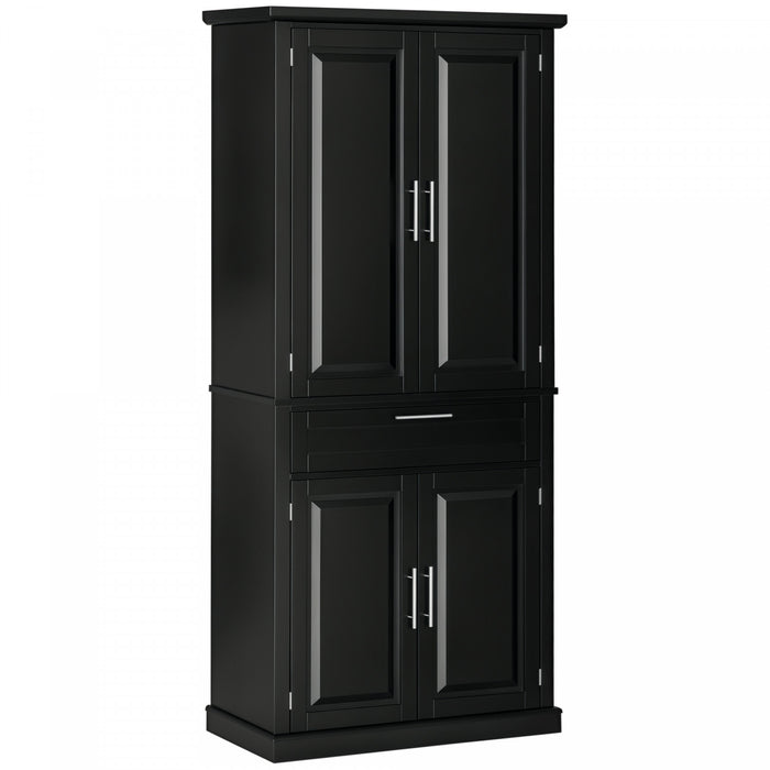 HOMCOM 72\" Kitchen Pantry Storage Cabinet with Drawer, Adjustable Shelves