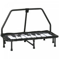 Soozier Kids Trampoline With Music Function Steel Frame Indoor Bouncer Rebounder Age 3 To 8 Years Ol
