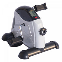 Soozier Portable Mini Exercise Bike Desk Pedal Indoor Cycle Fitness Hand Foot Exercise Machine W/ Lc