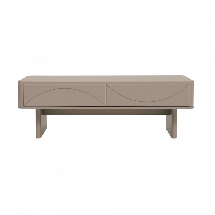Ella Modern 47\" Coffee Table in Mocha