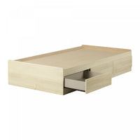 Noah 3-Drawer Mates Bed Bleached Oak - South Shore Twin Bed 