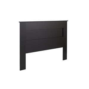 Queen Flat Panel Headboard - Black