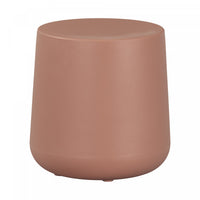 Dalya Round Patio Chairside Table - Burnt Orange