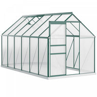 Outsunny 6' x 12' x 6.5' Polycarbonate Greenhouse Walk-in Green House