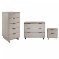 Granville Modern 3-Piece Dresser Set in Light Gray 
