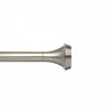 Umbra Ella Nickel Steel Expandable 1\" Curtain Rod - 36\"-72\" 