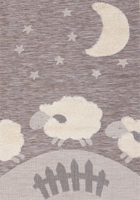 Kids Sheep Area Rug - 5'3