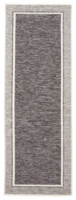 Brooks Charcoal Area Rug - 2'8\" x 8'2\"