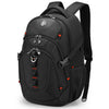 Swissdigital Vector School Backpack – 17\" Laptop Bag, USB Charging, SDD Finder, RFID Protection, Reflective Trim, Add-A-Bag System
