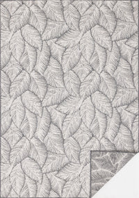 Brooke Leaf Pattern Outdoor Area Rug - 5'3