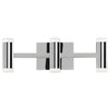 Dainolite Wilson Vanity Light 33w LED Polished Chrome Frosted Acrylic Diffuser Lamp