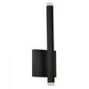 Dainolite Wilson Wall Sconce 10w LED Matte Black Frosted Acrylic Diffuser Lamp