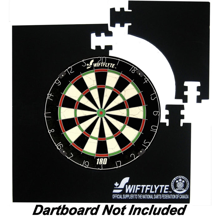 Swiftflyte™ NDFC 4-Piece Interlocking Dartboard Surround