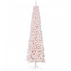 Homcom Snow Flocked Pencil Christmas Tree Slim Artificial Christmas Tree