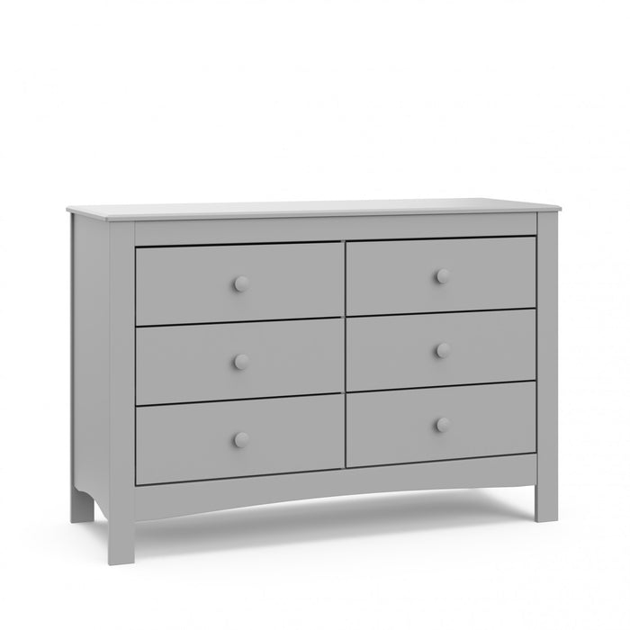 Graco Noah 6 Drawer Dresser - Pebble Gray