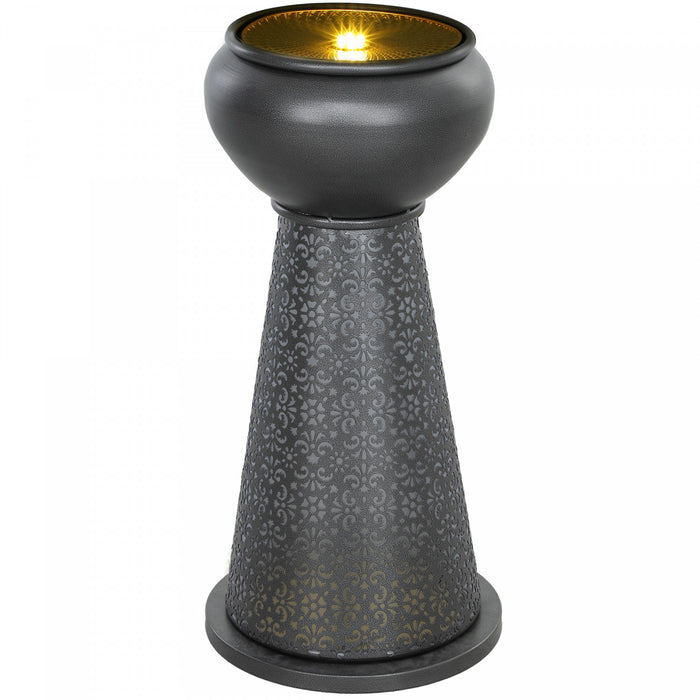 Outsunny Outdoor Water Fountain Waterfall Fountain With Led, Multi-colour