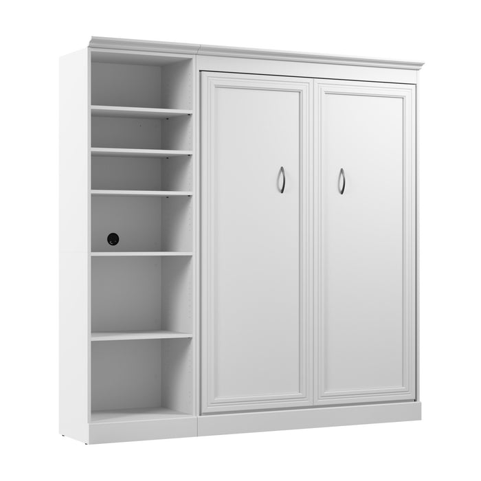 Bestar Versatile Full Murphy Bed Closet Organizer (109 W) - White