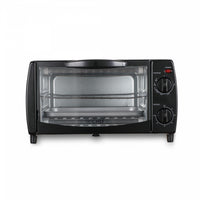 CHK Series Commercial Chef 4-Slice 10L Toaster Oven, 1000W, CHTO40B, Black 
