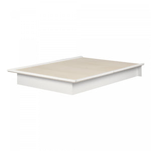 Step One Platform Bed - Pure White 