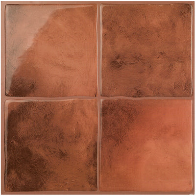 Smart Tiles Peel and Stick 4-Sheet 9 x 9 Backsplash - Zellige Safi|Dosseret Smart Tiles peler et coller 9 x 9, 4 feuilles - Zellige Safi