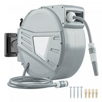 Outsunny Retractable Garden Hose Reel, 1/2