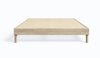 Smart Base Essential King Metal Platform Bed Frame - Natural