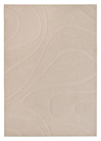 Pearl Hills Beige Washable Shag Area Rug 5'x7' Indoor Area Rug 