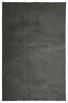 Somos Contemporary Charcoal Washable Rug 5'0\" x 7'6\" Indoor Area Rug